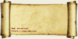 Jakov Pena vizit kartica